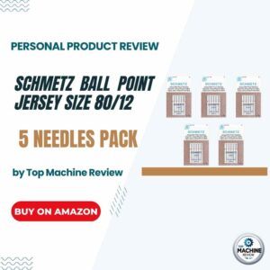 Schmetz 1714C Ball Point Jersey Size 80 12 Sewing Machine Needles