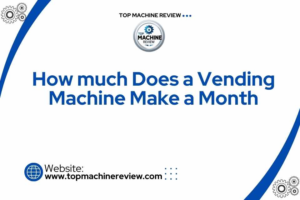 how much does a vending machine make a month